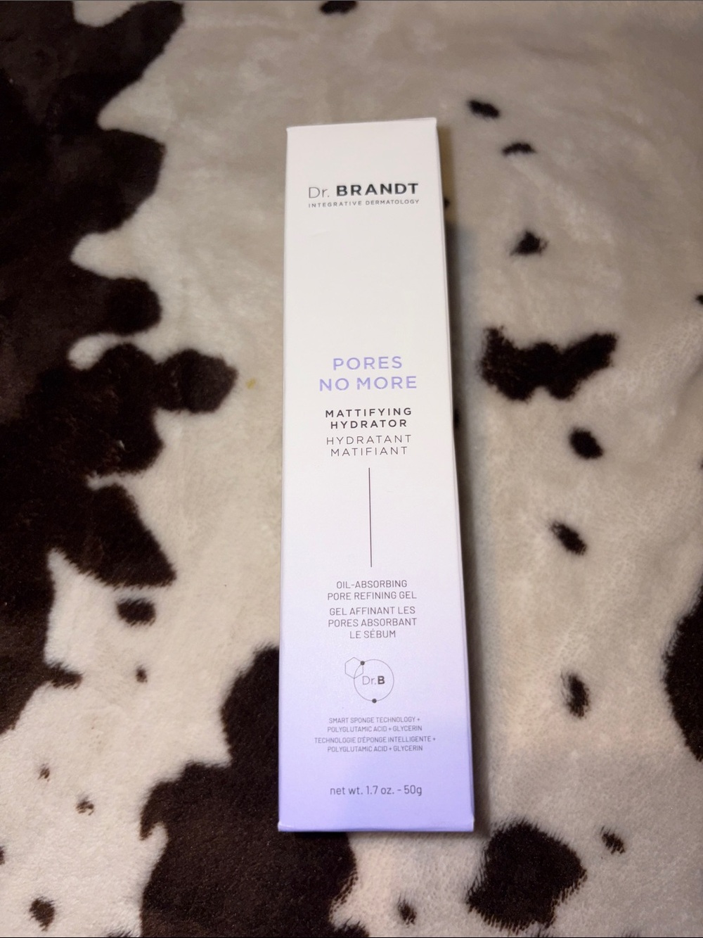 Dr. Brandt Mattifying Hydrator - White and Light Purple